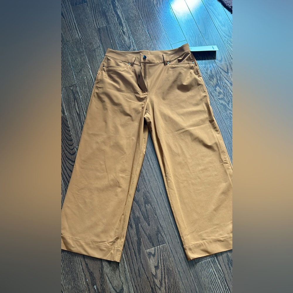 City sleek wide leg warpsreme pant